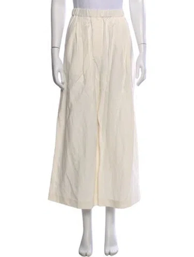 Pre-owned Christian Wijnants Wide Leg Pants In Neutral