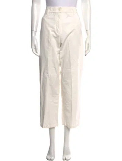 Pre-owned Christian Wijnants Wide Leg Pants In Neutrals