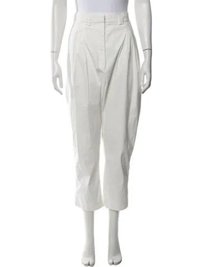 Pre-owned Christian Wijnants Wide Leg Pants In White