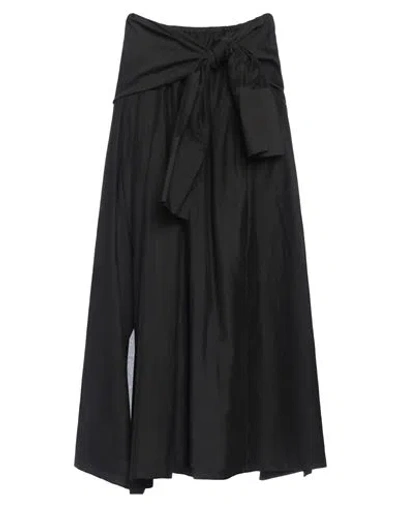 Christian Wijnants Woman Midi Skirt Black Size 10 Lyocell, Polyamide