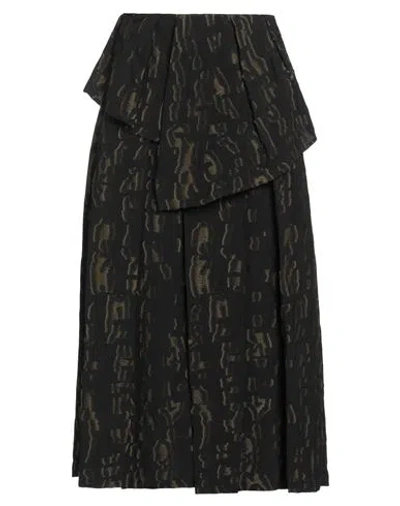Christian Wijnants Woman Midi Skirt Black Size 4 Viscose, Polyamide