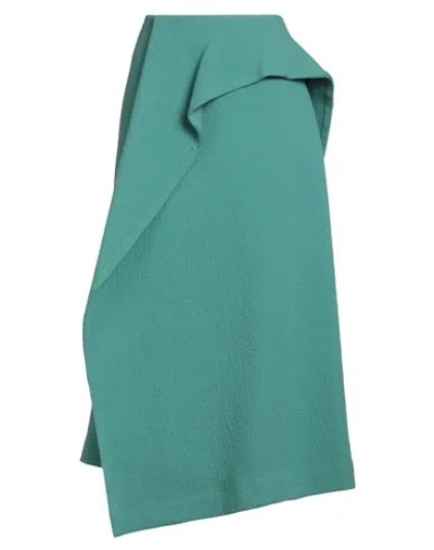 Christian Wijnants Woman Midi Skirt Light Green Size 8 Wool, Polyamide, Cotton