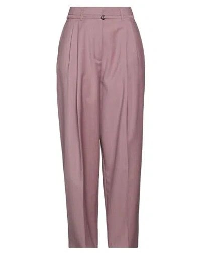 Christian Wijnants Woman Pants Pastel Pink Size 6 Virgin Wool, Mohair Wool