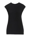 Christian Wijnants Woman Sweater Black Size M Viscose, Polyester In Black