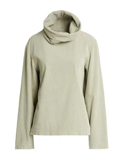 Christian Wijnants Woman Sweatshirt Sage Green Size 2 Cotton In Gray