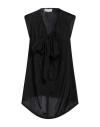 Christian Wijnants Woman Top Black Size 10 Viscose In Black
