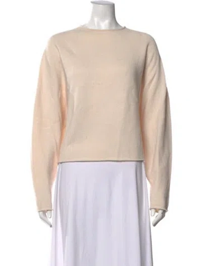 Pre-owned Christian Wijnants Wool Crew Neck Sweater In Neutrals