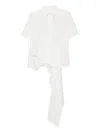 Christian Wijnants Wrapped Panel Top In White
