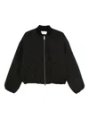 Christian Wijnants Zip-front Pocket Bomber Jacket In Black