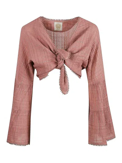 Christianzen Top - Color Carne Y Neutral In Brown