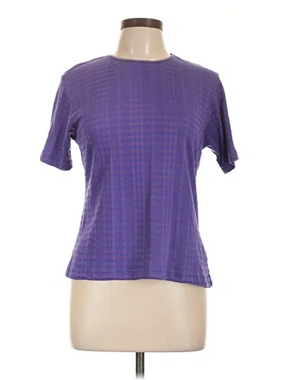 Pre-owned Christie & Jill Active T-shirt In Purple