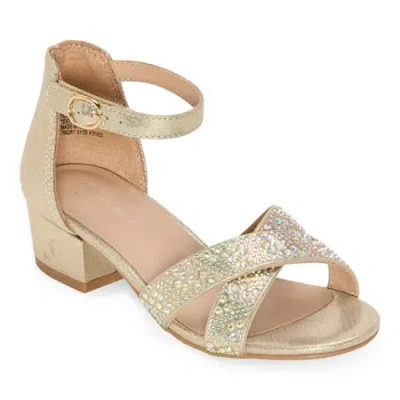 Christie & Jill Big Kid Girls Hope Strap Sandals In Neutral