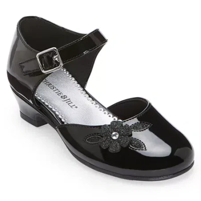 Christie & Jill Heaven Little & Big Kid Girls Round Mary Jane Shoes In Black