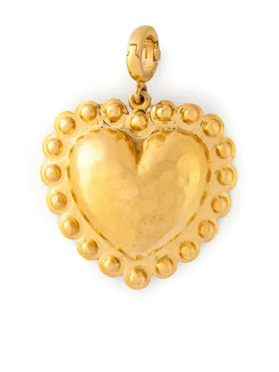 Christina Alexiou 18kt Yellow Gold Heart Pendant