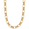 Christina Caruso Box Link Necklace In 14k Gold