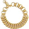 Christina Caruso Link Necklace In 14k Gold