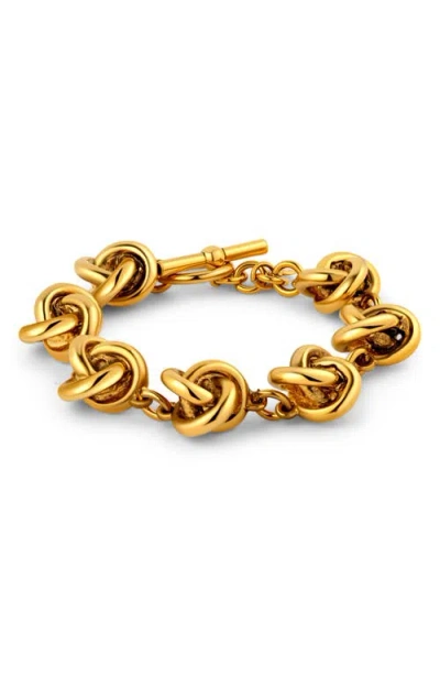 Christina Caruso Love Knot Bracelet In Gold