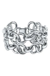 Christina Caruso Love Link Bracelet In Rhodium