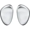 Christina Caruso Small Oval Drop Earrings In Rhodium