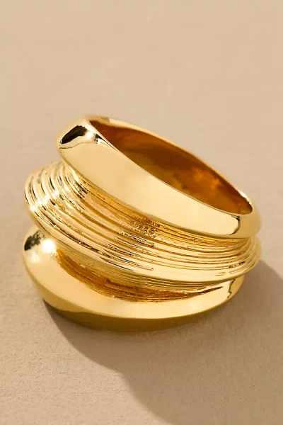 Christina Caruso Triple Ring In Gold