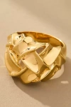 Christina Caruso Woven Ring In Gold
