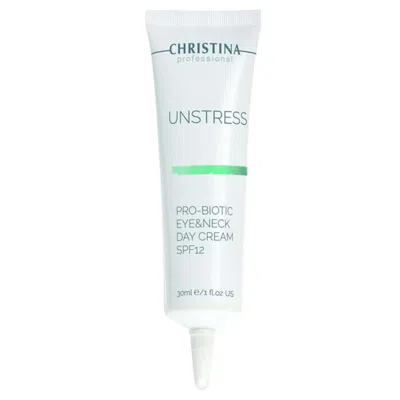 Christina Cosmeceuticals Unstress - Probiotic Eye And Neck Day Cream 1 oz Skin Care 7290100367612