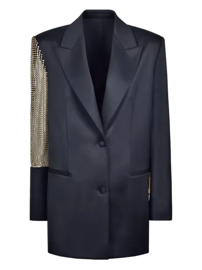 CHRISTINA CRAWFORD CRYSTAL-EMBELLISHED MINI DRESS