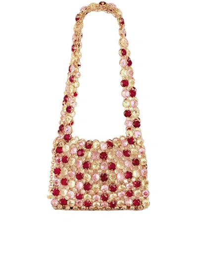 Christina Crawford Mia C Mini Crystal Handmade Bags In Multi