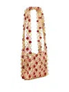 Christina Crawford Mini Mia C Crystal-embellished Chain Shoulder Bag In Gold