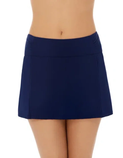 Christina Essentials Bottom Skirted Bottom In Navy