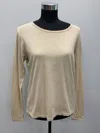 Christina Lehr Storm Long Sleeves Cotton Shirt In Beige In Beige