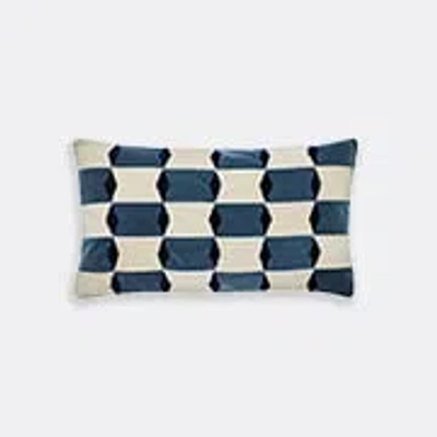 Christina Lundsteen Cushions Multicolour Uni In Blue