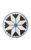 Christina Lundsteen Daisy Cotton Velvet Cushion In Multi