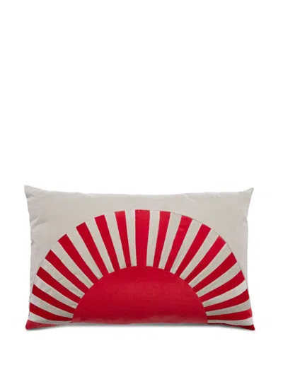 Christina Lundsteen Hailey Sunrise Cushion In Red
