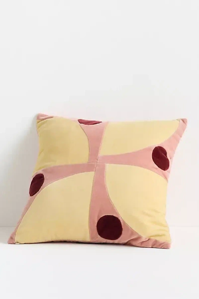 Christina Lundsteen Josefine Velvet Cushion Cover In Multi