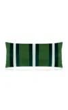 Christina Lundsteen Mimi Cotton Velvet Cushion In Green