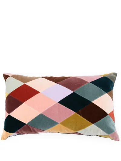 Christina Lundsteen Emma Velvet Cushion (40cm X 70cm) In Grün