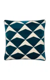 Christina Lundsteen Selma Cotton Velvet Cushion In Multi
