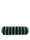 Christina Lundsteen Stripe Bolster Cushion (20cm X 60cm) In Blue
