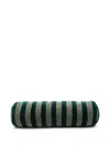 Christina Lundsteen Stripe Bolster Cushion (20cm X 60cm) In Green