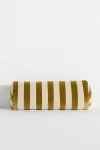 Christina Lundsteen Stripe Bolster Cushion Pillow In Green