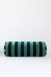 Christina Lundsteen Stripe Bolster Cushion Pillow In Green