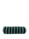Christina Lundsteen Striped Bolster Cushion (20cm X 60cm) In Blue