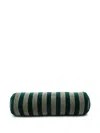 Christina Lundsteen Stripe Bolster Cushion (20cm X 60cm) In Green