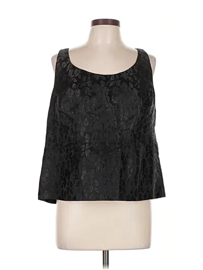 Pre-owned Christina Tank Top Black Strapless Neckline Tops