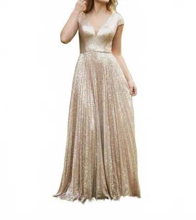 Christina Wu Women's Celebration Dress In Gold
