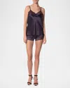 CHRISTINE LINGERIE AFTER DARK LACE-TRIM CAMI PAJAMA SET