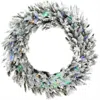 Christmas Time 36" Silverado Pine, Snow Wreath,multi Led Lgt,battnotinc In Gray