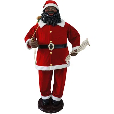 Christmas Time 58" Aa Santa With Naughty Or Nice List (dancing/music)
