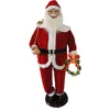 Christmas Time 58" Wreath Mr Clause (dancing/music)
